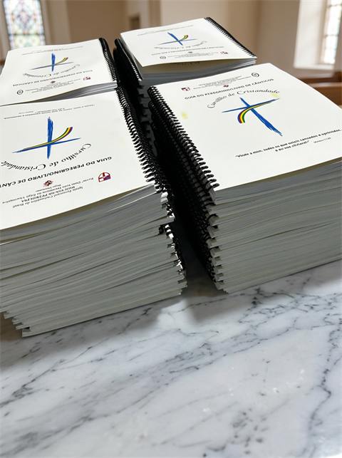 Livros e apostilas espiralados